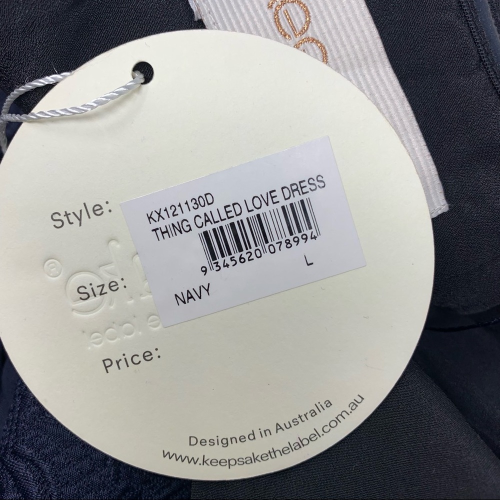 NEW Keepsake The Label Thing Called Love Dress in Navy - Picture 13 of 15